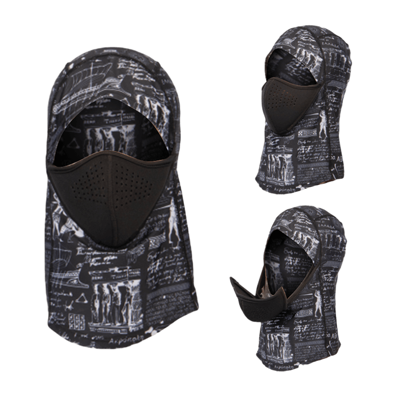 Зимняя магнитная лыжная маска Ветер Холод Теплый головной убор