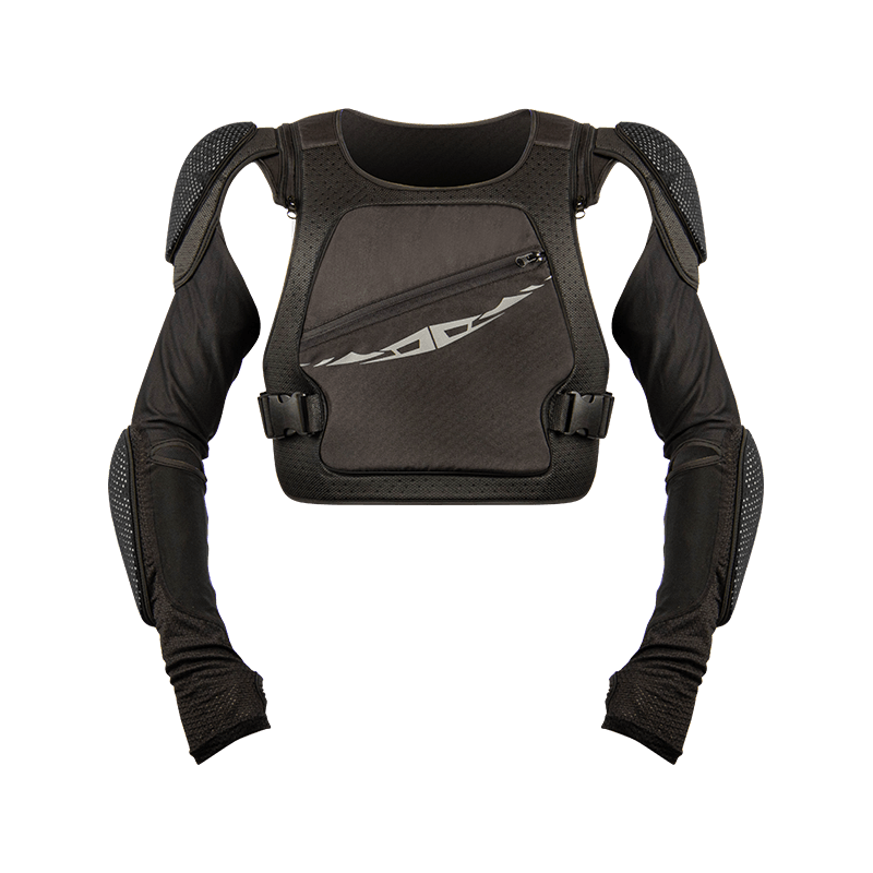 Взрослый тактический жилет для мотоциклиста Armor Black