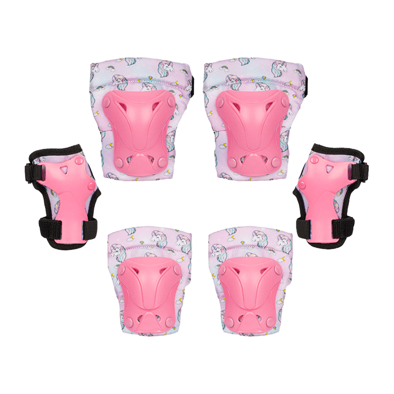 Набор цветных наколенников и налокотников для защиты запястий для детей