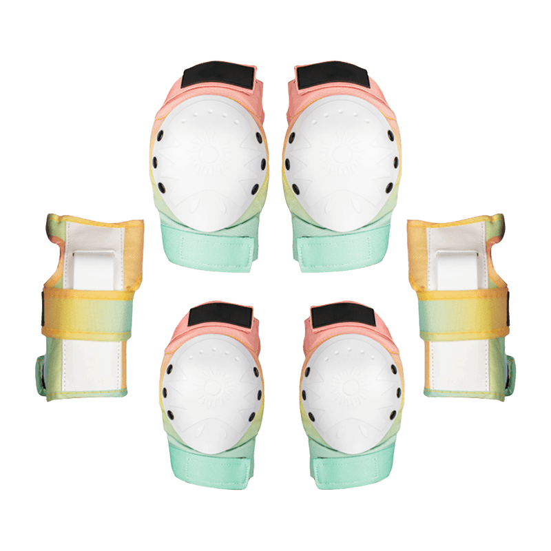 Набор из 6 налокотников и щитков для запястья для катания на роликах
