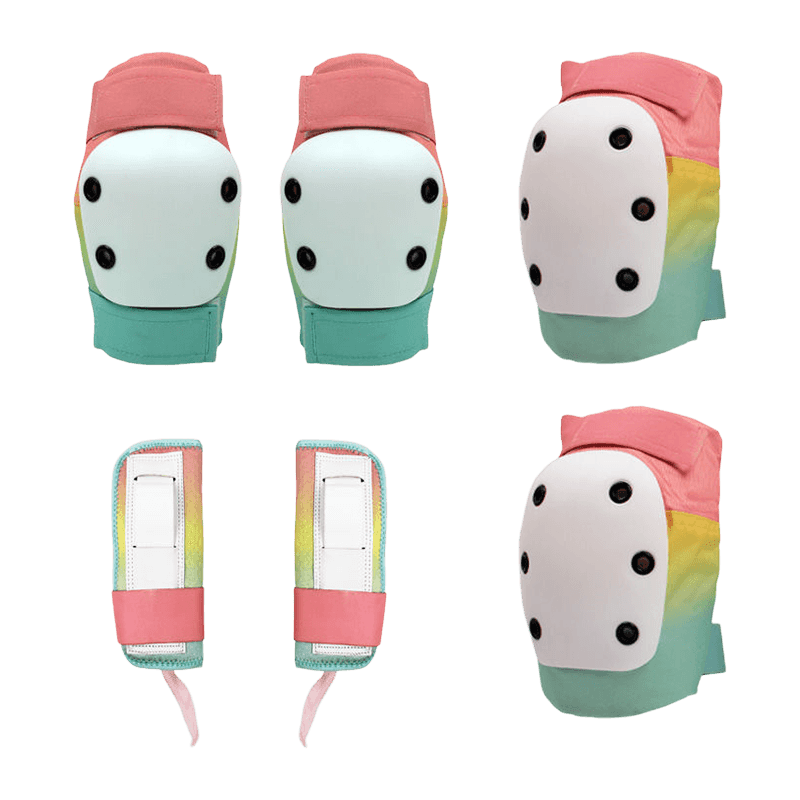 Набор из 6 налокотников и щитков для запястья для катания на роликах