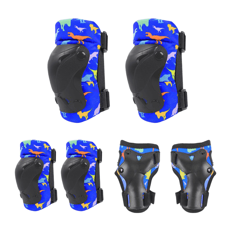 Набор цветных наколенников и налокотников для защиты запястий для детей